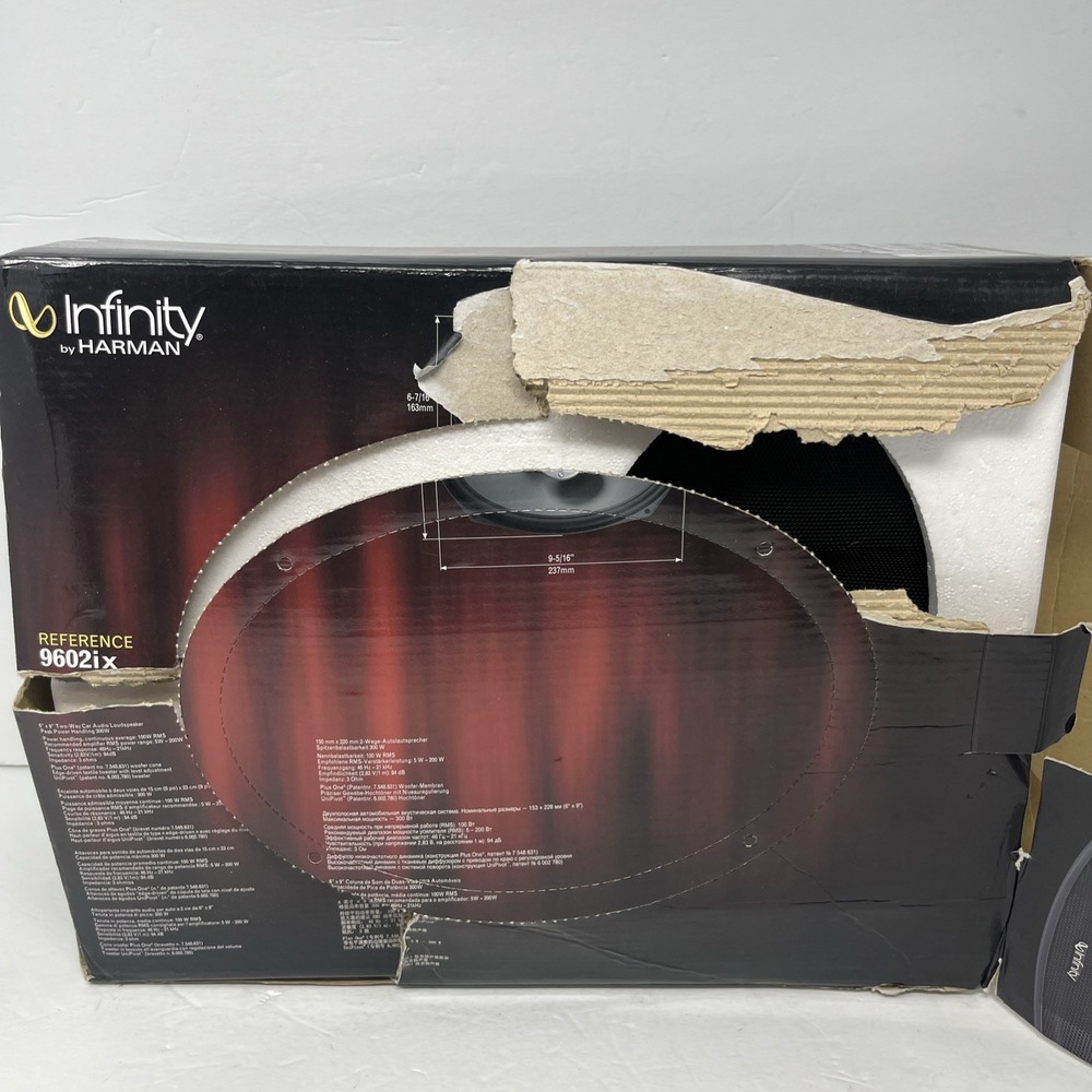 infinity by harman reference 9603ix 6x9 car speakers